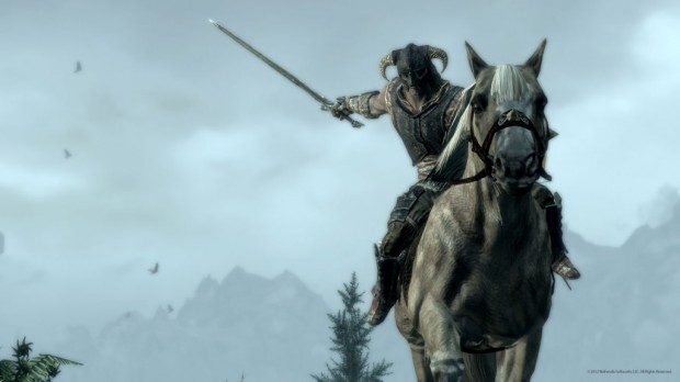 Combate a caballo en Skyrim 3