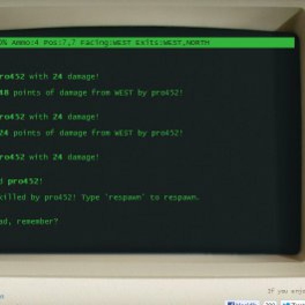 Text-Based Multiplayer Shooter es... exactamente eso 2