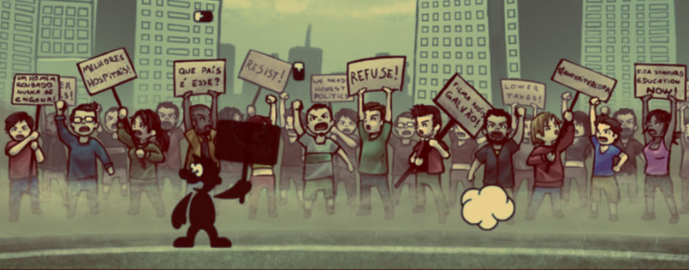 Resist and Refuse: Game & Watch Protesta 1
